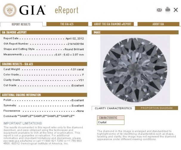 6.41 6.43 mm diamond gia report number 2141438194 H0